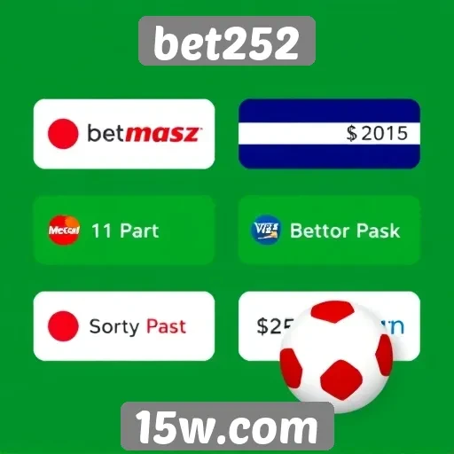Opções de pagamento disponíveis no bet252